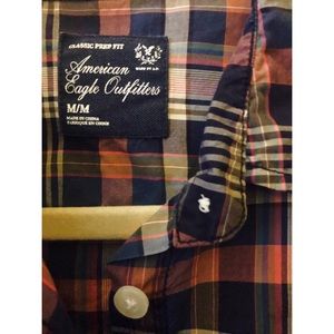 3/$15 American Eagle Plaid Button Up Women’s M